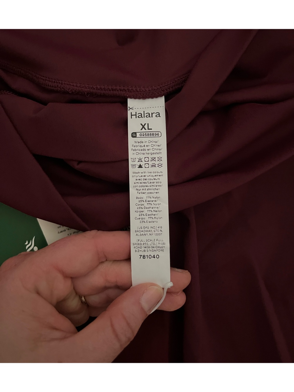 NWT HALARA SoftlyZero Airy Crossover 2-in-1 Side Pocket Cool Touch Mini Skirt XL - Picture 3 of 5